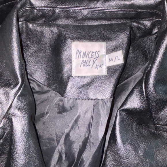 Princess Polly leather jacket m/l - Picture 4 of 7